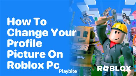 how to change your profile picture on roblox computer