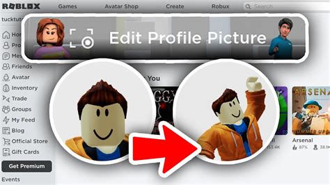 how to change your profile picture on roblox mobile