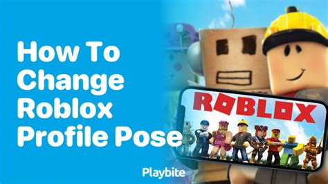 how to change your profile pose on roblox pc