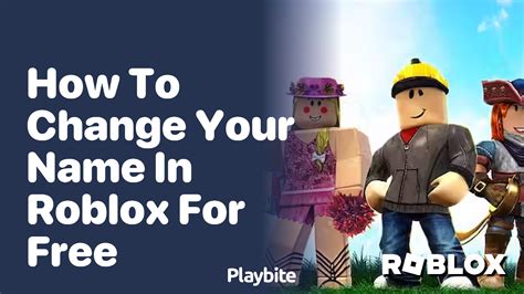 how to change your roblox name for free