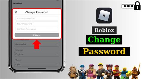 how to change your roblox password on iphone