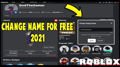 how to change your roblox username for free 2025