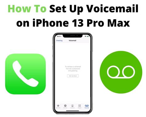 how to change your voicemail on iphone 13 pro max