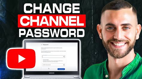 how to change youtube channel password