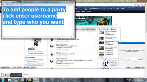 how to chat instead of party in roblox