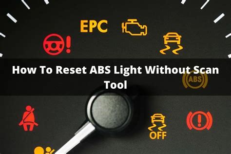 how to check abs sensor without scanner