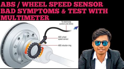 how to check abs wheel speed sensor with multimeter