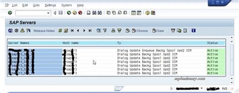 how to check active work process in sap
