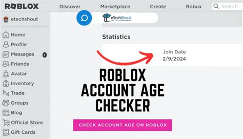 how to check age on roblox