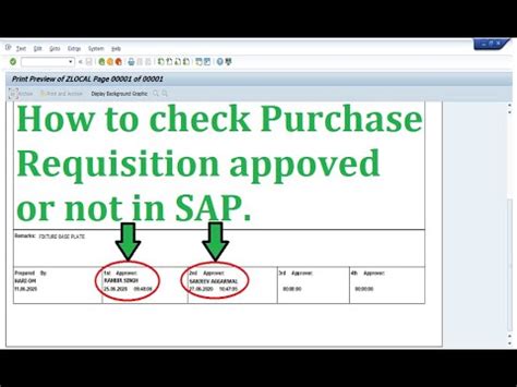 how to check approved pr in sap
