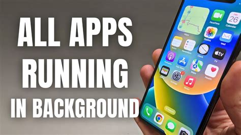 how to check apps running in background iphone 13