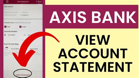 how to check axis bank statement