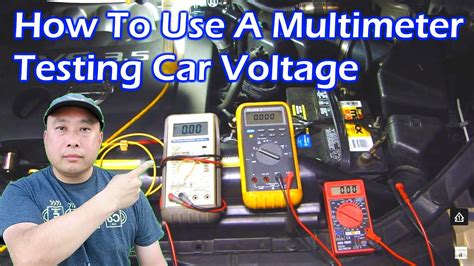 how to check car sensor with multimeter