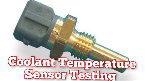 how to check coolant temperature sensor with multimeter