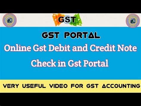 how to check debit note in gst portal