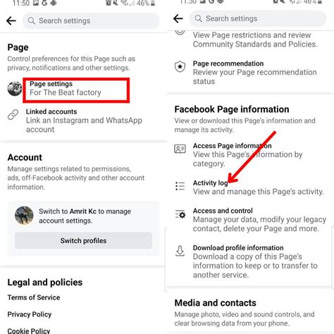 how to check deleted post on facebook page