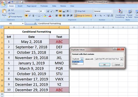 how to check double data in excel