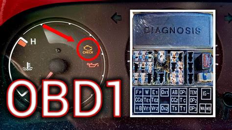 how to check engine light on obd1