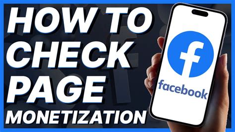 how to check facebook page monetization