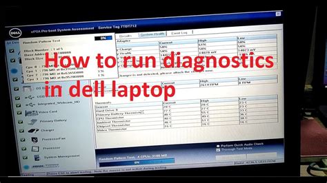 how to check hardware problem in dell laptop