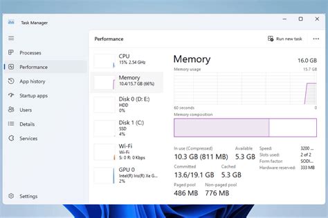 how to check how much ram on windows 11
