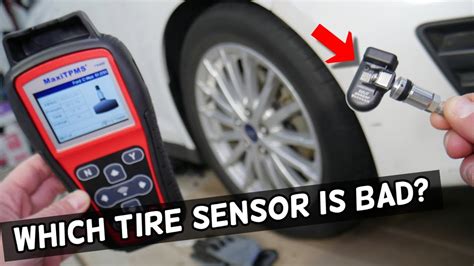 how to check if tire pressure sensor is bad
