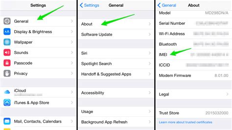 how to check imei number on iphone using code