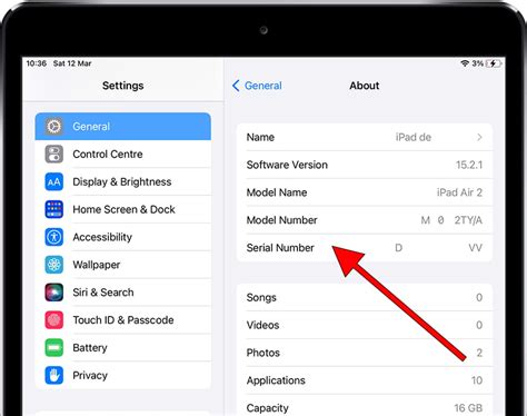 how to check ipad specs by serial number