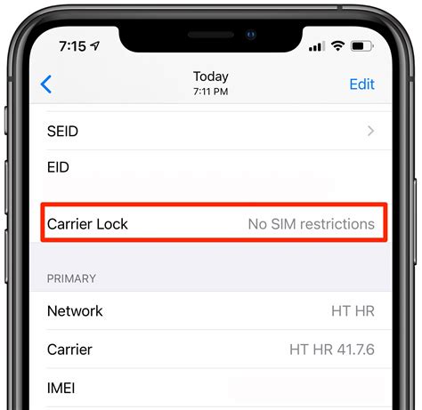 how to check iphone sim lock