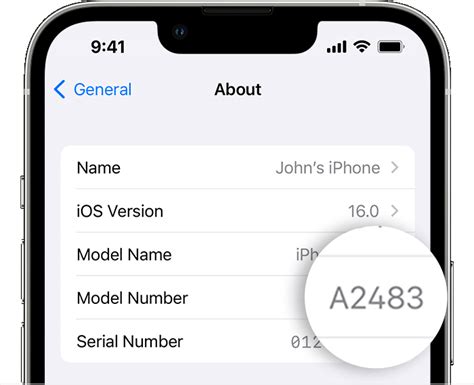 how to check iphone year model serial number