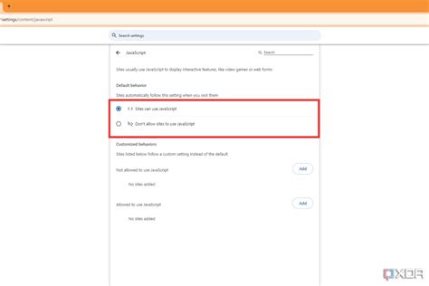 how to check javascript settings in chrome