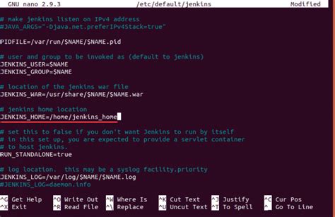 how to check jenkins home directory in linux