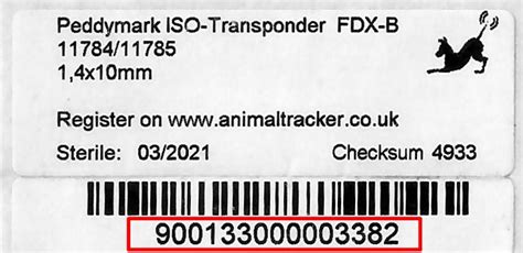 how to check my dog's microchip number