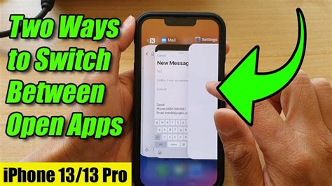 how to check open apps on iphone 13