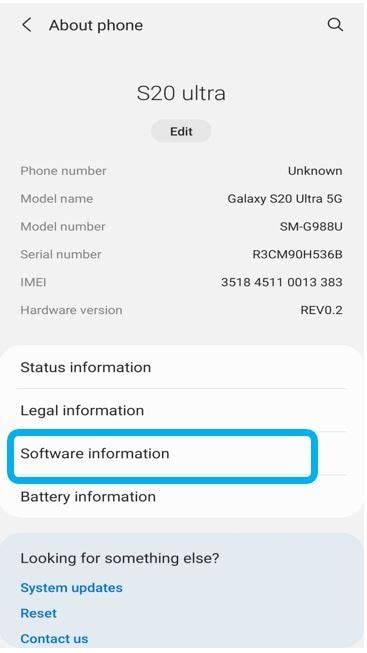 how to check operating system on android phone