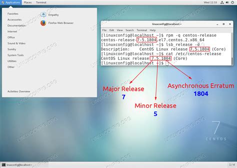 how to check os version in centos