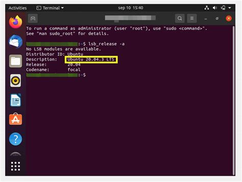 how to check os version in linux ubuntu command line