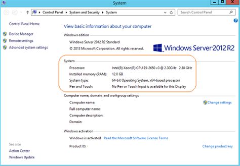 how to check os version in windows server 2012 r2