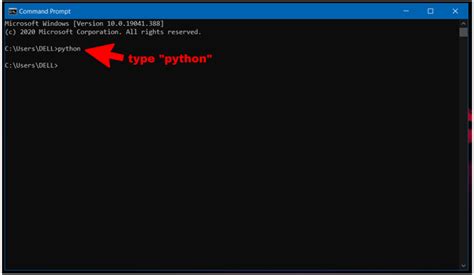how to check python is installed in cmd
