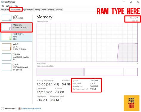 how to check ram type in windows 10 ddr