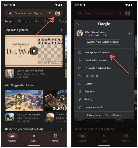 how to check recently installed apps on android