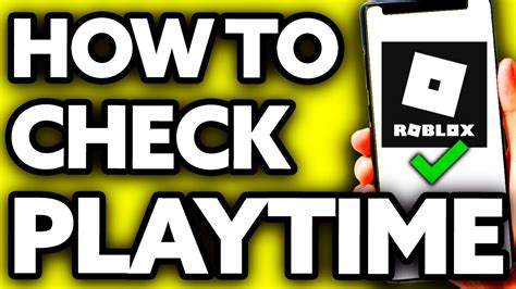 how to check screen time on roblox