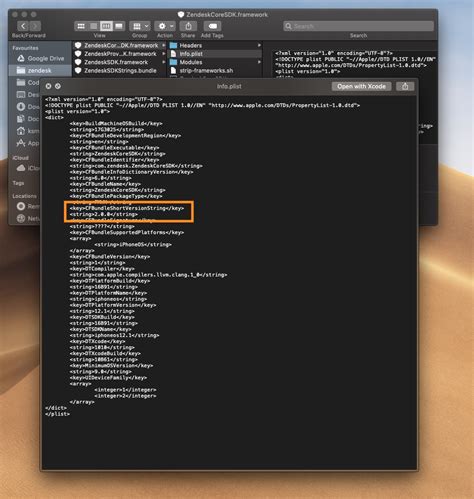 how to check sdk version in xcode