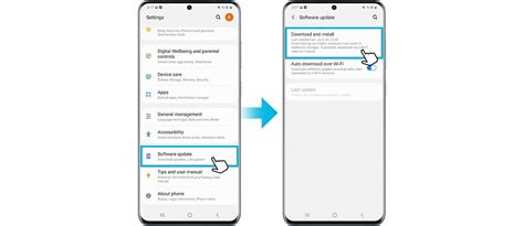 how to check system.updates on samsung