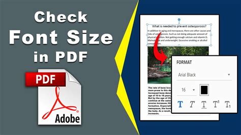 how to check the font of a text