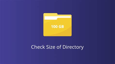 how to check the size of home directory in linux