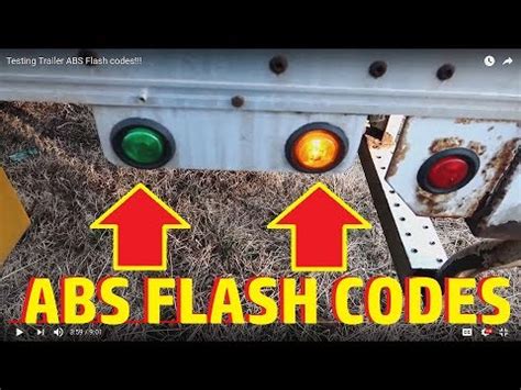 how to check trailer abs blink codes