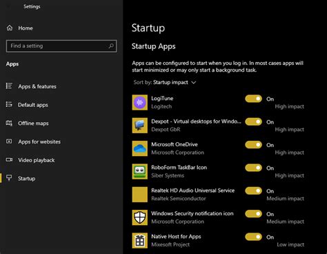how to check what apps run on startup