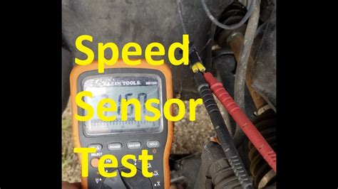 how to check wheel speed sensor with voltmeter