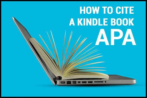 how to cite a book from amazon kindle